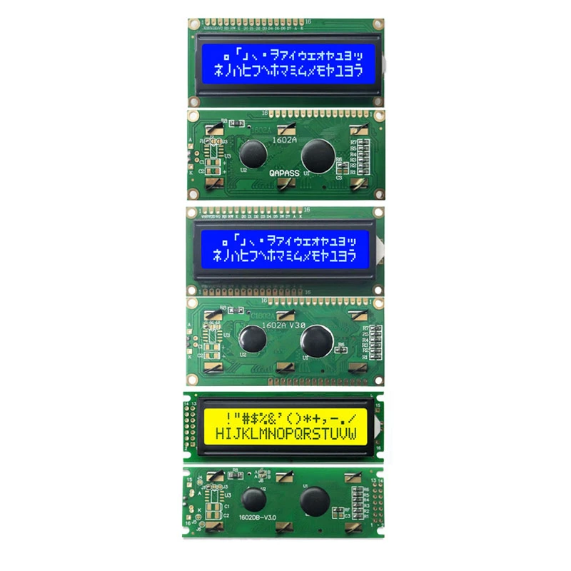 英数字 1602A LCD ディスプレイ